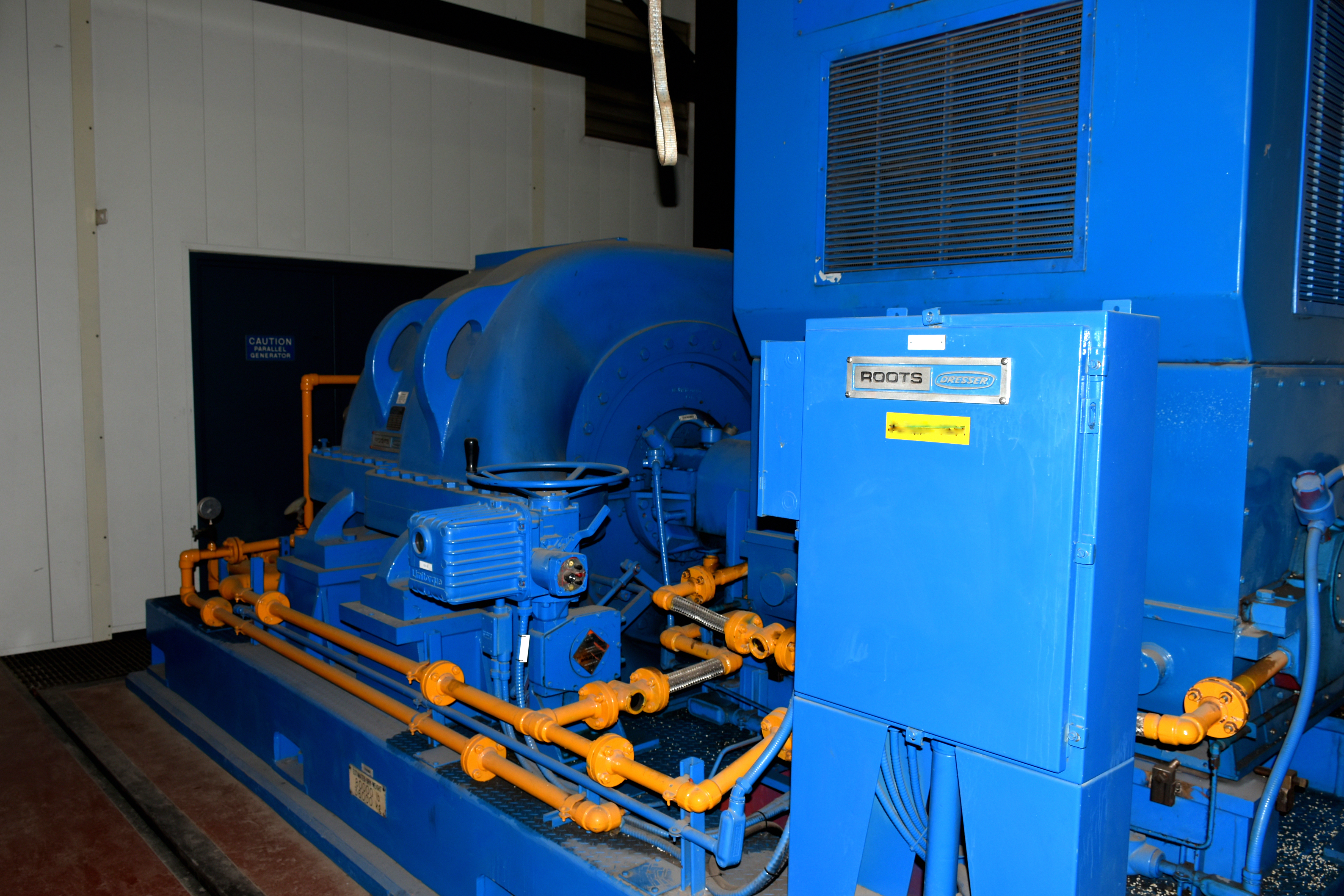High-pressure centrifugal blower fan wheel — the same squirrel-cage design a home air handler's blower motor spins